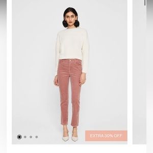 Club Monaco Rose Dusk Corduroy Pants Size 30